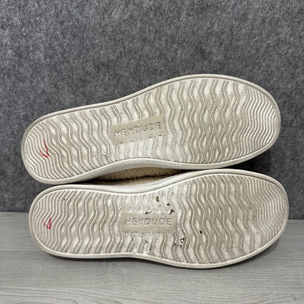 Hey‎ Dude Karina Sherpa Shoes Womens Size 9 Marshmallow Leo Beige Faux Fur